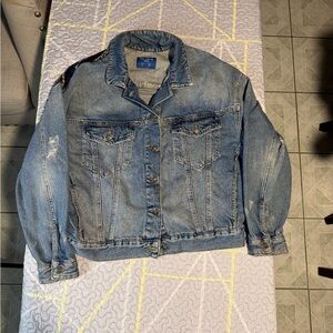 Pull&Bear Faded Blue Denim Jacket
